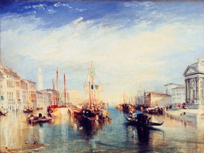 Venetsia, Madonna della Saluten kuistilta, vuodelta 1835 tekijältä Joseph Mallord William Turner