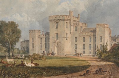 Näkymä Hampton Courtista, Herefordshirestä, luoteesta katsottuna tekijältä Joseph Mallord William Turner