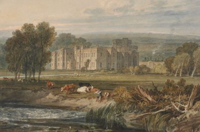 Näkymä Hampton Courtiin Herefordshiressa kaakosta tekijältä Joseph Mallord William Turner