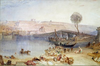 Näkymä paikalle ja Saint Germain en Layen linnalle. Joseph Mallord William Turnerin (1775-1851) maalaus tekijältä Joseph Mallord William Turner