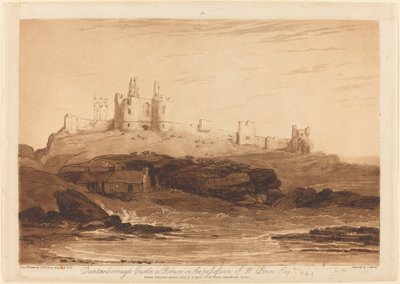 Dunstanburghin linna tekijältä Joseph Mallord William Turner and Charles Turner