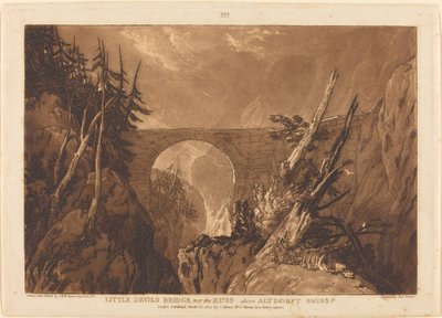 Pikkupaholaisen silta tekijältä Joseph Mallord William Turner and Charles Turner