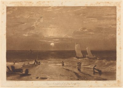 Mildmay Sea-piece tekijältä Joseph Mallord William Turner and W.T. Annis and J.C. Easling