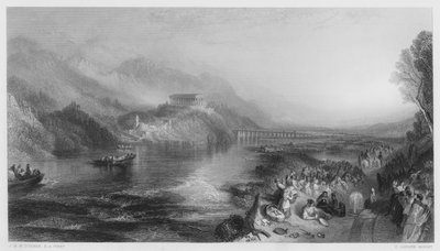 Walhallan avajaiset, kuvasta Kansallisgalleriassa tekijältä after Joseph Mallord William Turner