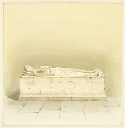 Robert de Berkeleyn hauta St Mary Redcliffessä (akvarelli paperille) tekijältä Joseph Manning