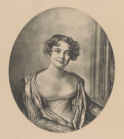 Lady Jane Franklin (1792-1875) tekijältä Joseph Mathias Negelen