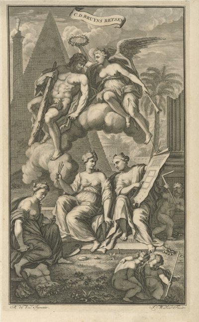 Hercules kruunasi Victoria Nimisivu: Cornelis de Bruyn, Cornelis de Bruynin matkat Vähä-Aasian tunnetuimpiin osiin, 1698 tekijältä Joseph Mulder