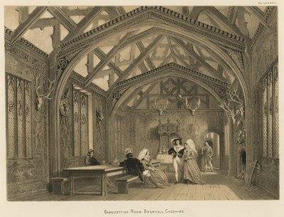 Banquetting Room, Bramhall, Cheshire tekijältä Joseph Nash