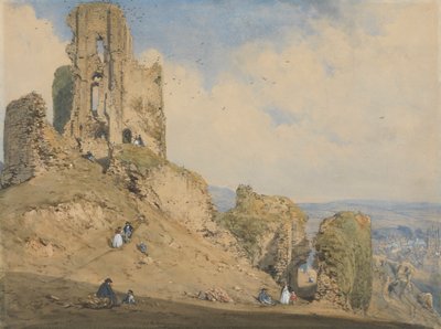 Corfen linna, Dorset tekijältä Joseph Nash