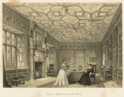 Drawing Room, Chastleton, Oxon tekijältä Joseph Nash