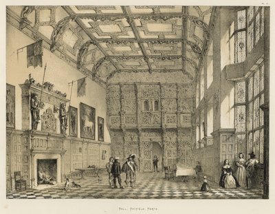 Hall, Hatfield, Herts tekijältä Joseph Nash