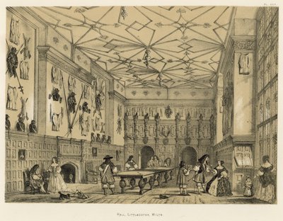 Hall, Littlecotes, Wilts tekijältä Joseph Nash