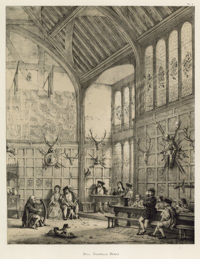 Hall, Ockwells, Berks tekijältä Joseph Nash