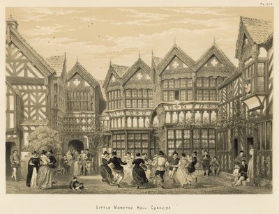 Little Moreton Hall, Cheshire tekijältä Joseph Nash