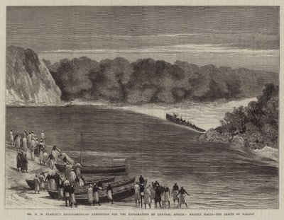 H. M. Stanleyn angloamerikkalainen tutkimusmatka Keski-Afrikan, Kalulun putousten, Kalulun kuoleman tutkimiseen tekijältä Joseph Nash