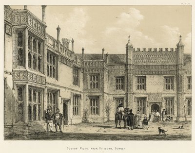 Sutton Place, lähellä Guilfordia, Surrey, Surrey tekijältä Joseph Nash