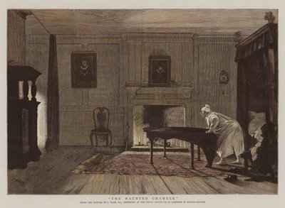 Metsästetty kammio (chromolitho) tekijältä Joseph Nash