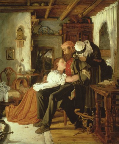 Koti, n. 1856 tekijältä Joseph Noel Paton