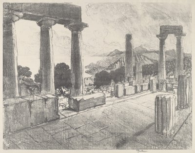 Aegina, Schwarzwald tekijältä Joseph Pennell
