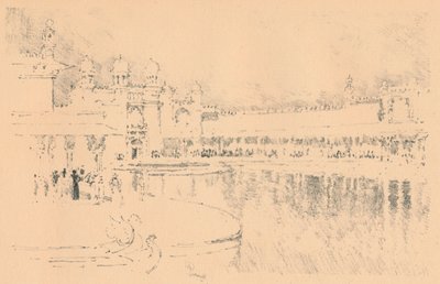 Auto-litografia, J. Pennell, c1877-1898, 1898 tekijältä Joseph Pennell