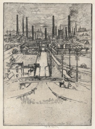 Birmingham Granlley Hillistä tekijältä Joseph Pennell