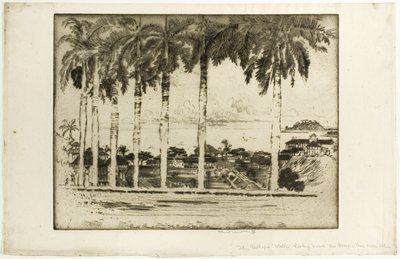 Bishops Walk, Ancon Hill, Panama tekijältä Joseph Pennell
