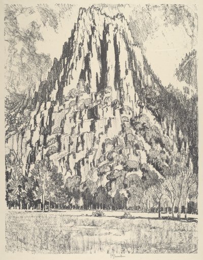 Tukipalkit, Yosemite, 1912. tekijältä Joseph Pennell