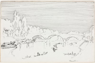 Charenton-le-Pont, n. 1893. tekijältä Joseph Pennell