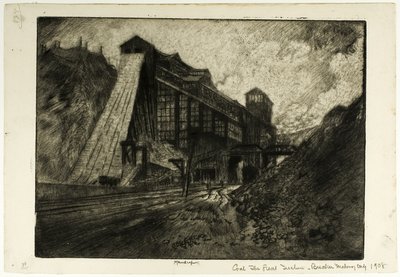 Hiili – Suuri kaltevuus, Breaker, Mahanoy City tekijältä Joseph Pennell