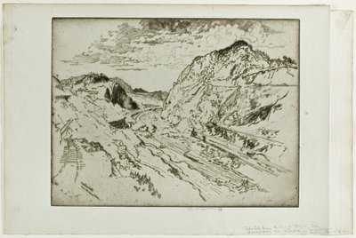 Culebra Cut, Panama tekijältä Joseph Pennell