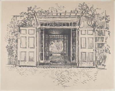 Doorway, Wyck, 1912. tekijältä Joseph Pennell