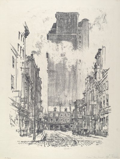 Sansom Streetillä tekijältä Joseph Pennell