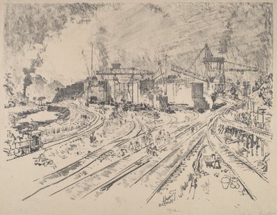 Early Morning, Miraflores, 1912. tekijältä Joseph Pennell