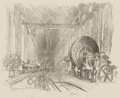 Englannin sotatyö: Sodan basilika tekijältä Joseph Pennell