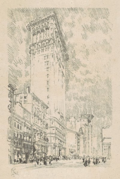 Flatiron-rakennus, 1904. tekijältä Joseph Pennell