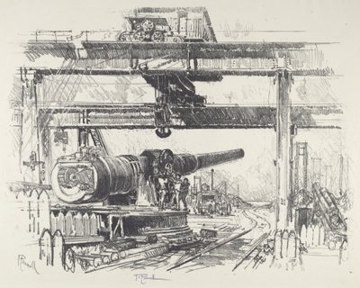 Asekoe, 1916. tekijältä Joseph Pennell