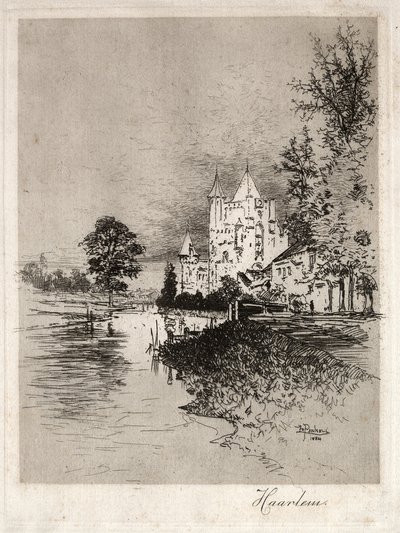 Haarlem, 1884. tekijältä Joseph Pennell