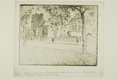 Talo, jossa Whistler kuoli tekijältä Joseph Pennell