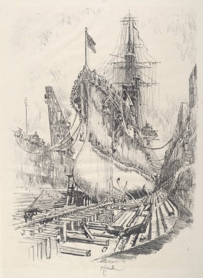 Dry Dockissa tekijältä Joseph Pennell