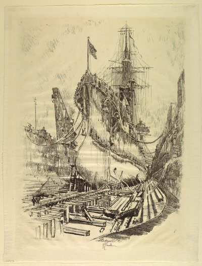 Dry Dockissa tekijältä Joseph Pennell