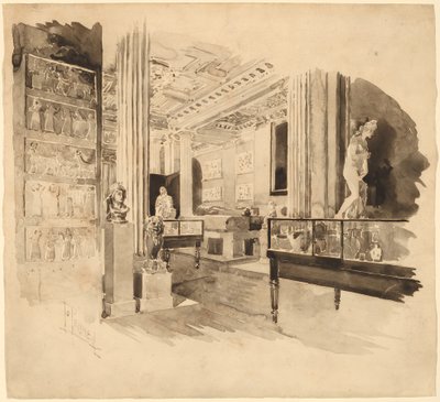 Sisustus, Fitzwilliam-museo tekijältä Joseph Pennell