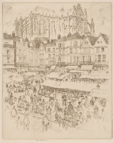Paikka, Beauvais tekijältä Joseph Pennell