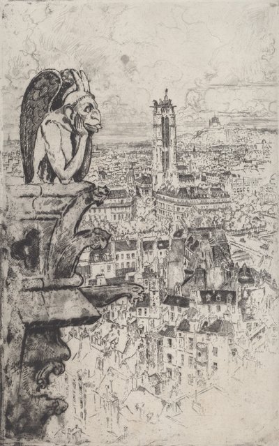 Le Stryge, 1893. tekijältä Joseph Pennell