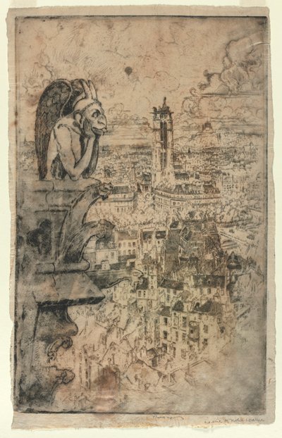 Le Stryge, 1893. tekijältä Joseph Pennell