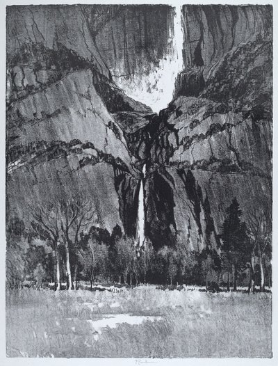 Lower Falls, Yosemite tekijältä Joseph Pennell