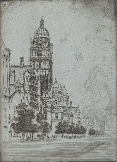 Upea Kensington, 1904. tekijältä Joseph Pennell
