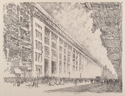 Keskipäivä, General Electric Works, Berliini tekijältä Joseph Pennell