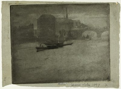 Sumu Thamesissa tekijältä Joseph Pennell