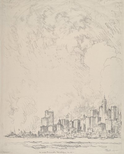 New York Brooklynista tekijältä Joseph Pennell