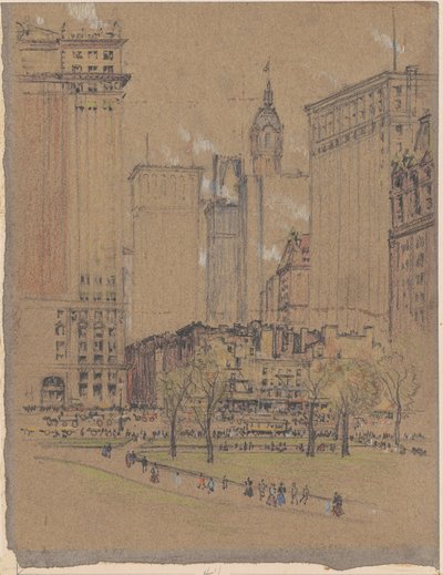 New York, vanha ja uusi tekijältä Joseph Pennell